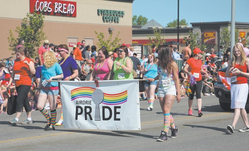 Did you know that the Airdrie Pride Society walked in the Canada Day Parade for the first time in 2014.