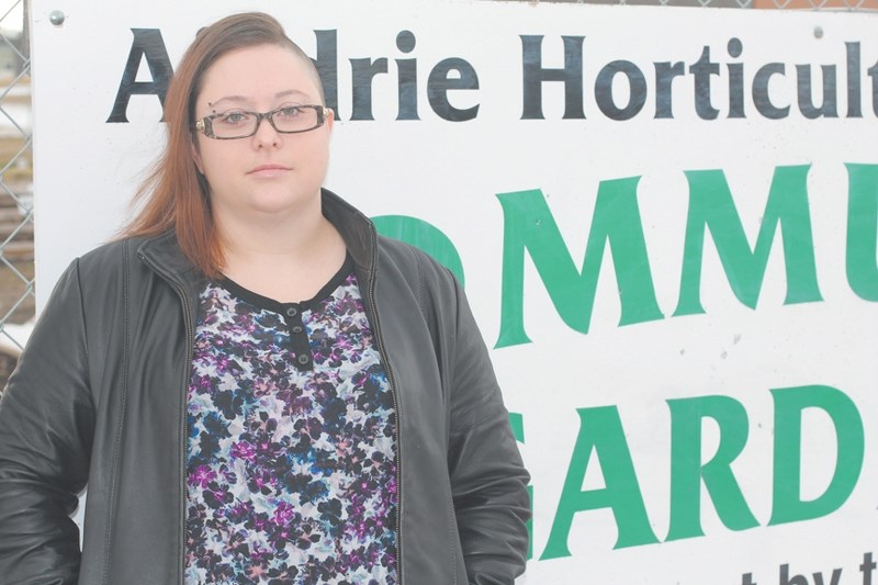 Airdrie&#8217;s Hannah Cameron is upset she&#8217;s not received her deposit back on the plot she rents at the Community Garden and by some unkind words written about her by