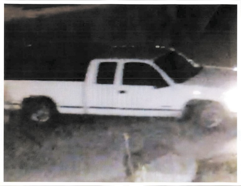 RCMP is looking to find three men who used this vehicle to steal an undisclosed number of tires for Airdrie Tractor Land on April 3.