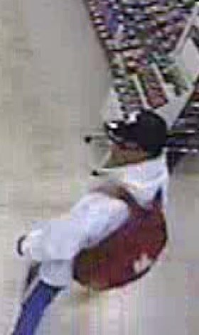 RCMP is looking for the suspect in a theft at a convenience store Sept. 24.