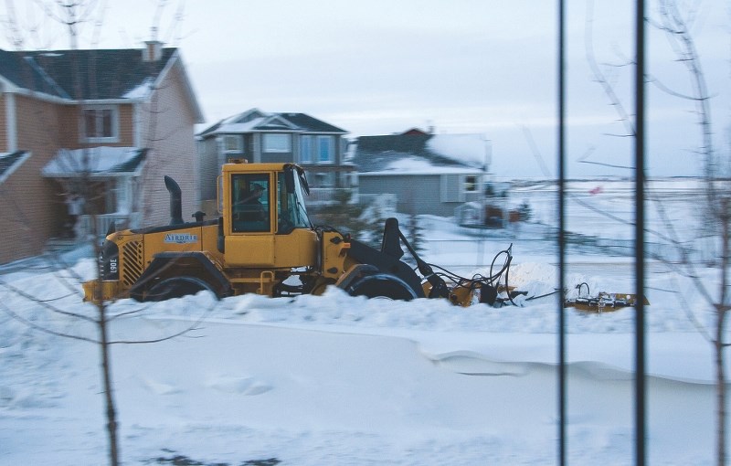 City of Airdrie road crews have had to remove approximately 30 centimetres less snow since Oct. 1, 2015 than they did in the same period in 2014/15.