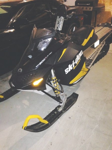 Airdrie Rural RCMP is hoping someone has information about the theft of this snowmobile from a home in Crossfield, Jan. 5.
