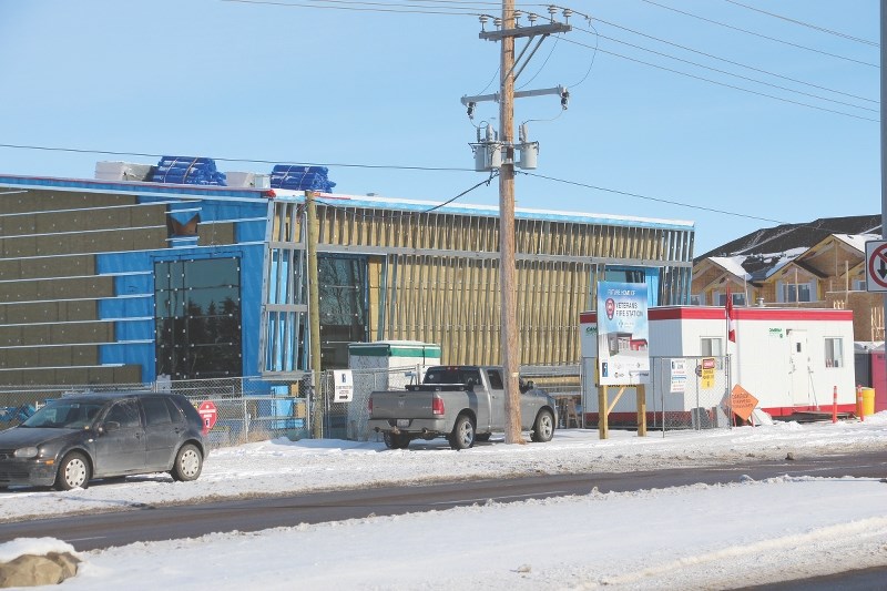 The new Williamstown firehall on Veterans Boulevard in Airdrie&#8217;s northwest is under construction at a cost of $3.9 million.
