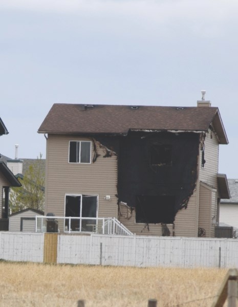 A home in Silver Springs in Airdrie&#8217;s northwest sustained significant damage due to a fire early April 13.