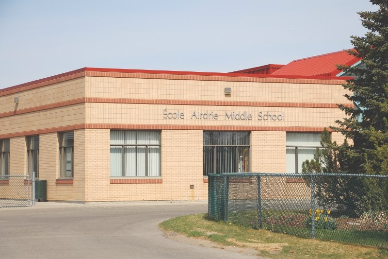 Rocky View Schools approved $1.39 million in maintenance projects, including one at école Airdrie Middle School, during its regular meeting April 21.