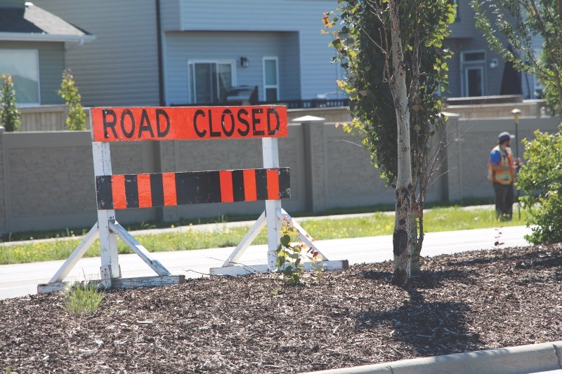 Work to twin Eighth Street South got underway July 25 and will continue through August and September.
