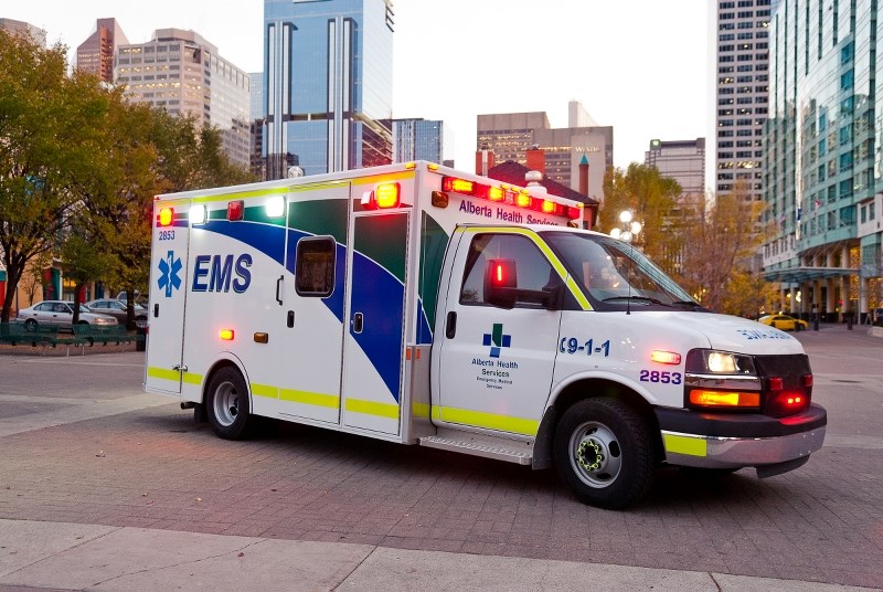 An annual report from Alberta Health Services revealed Airdrie&#8217;s annual ambulance response time from April 1, 2016 to March 31, 2017, for 50 per cent of calls, was less 