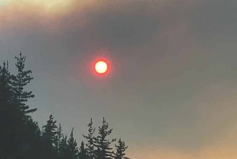 The smoke from the wildfires in B.C. is beginning to have an impact on air quality in Alberta, leading Alberta Health Services to issue an Air Quality Advisory July 17.