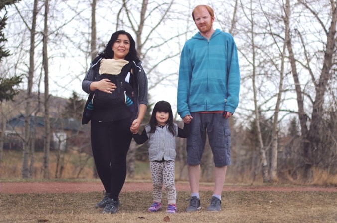 Lizette Ramirez emigrated from Chile to Canada six years ago and now lives with her husband, Grant Murray, and their two children; baby Connor and two year old Emilia.