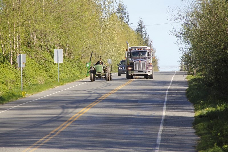 Most farm equipment on the highway are tractors, and they don&#8217;t always fit in their own lane.