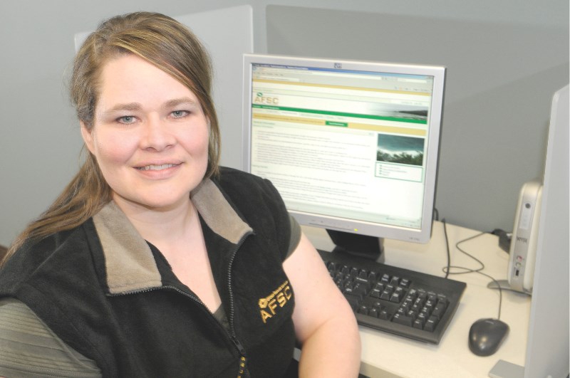 With another hail season on the horizon, Lorelei Hulston, insurance manager with the AFSC, says the provincial insurer is now making hail coverage available online, giving