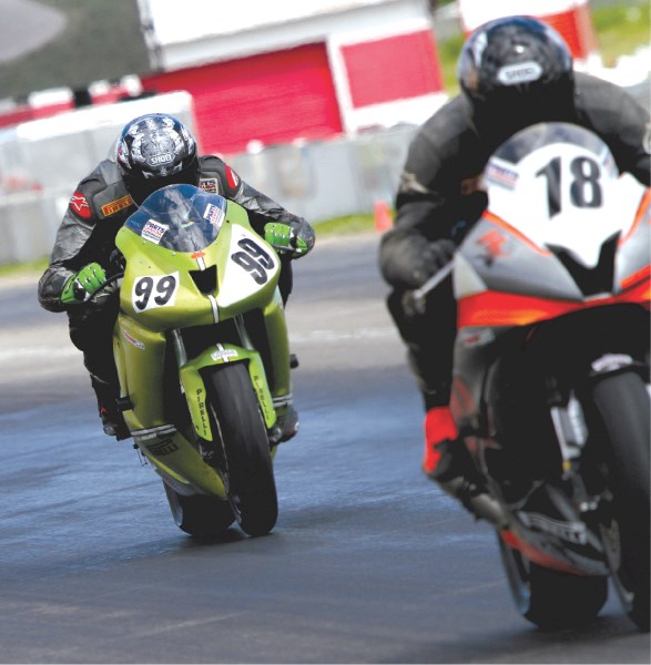Airdrie racer Chad Swain took part in the 2010 Canadian Superbike Championship rounds at Race City June 26-27. Swain finished seventh in the Saturday Pro Sport round but