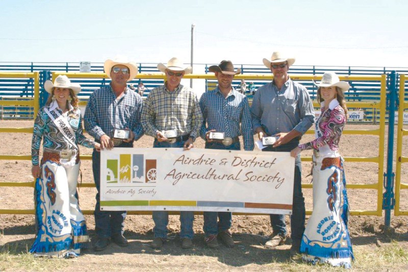 The Highway 21 Feeders: Craig Dorin, David Reinhardt, Shane Broder and Art DeBruin (pictured) were the overall winners at the Airdrie Pro Rodeo&#8217;s Ranch Rodeo