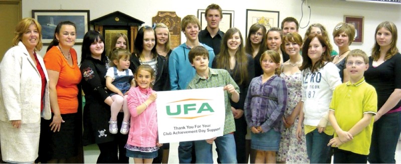Members of the Airdrie Helping Hands 4-H Multi Club celebrate last year&#8217;s Achievement Day.