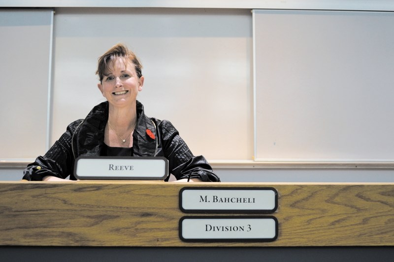 Rocky View County&#8217;s recently re-elected Elbow Valley Councillor Margaret Bahcheli was acclaimed reeve at the Organizational Meeting on Oct. 29. She said she looks
