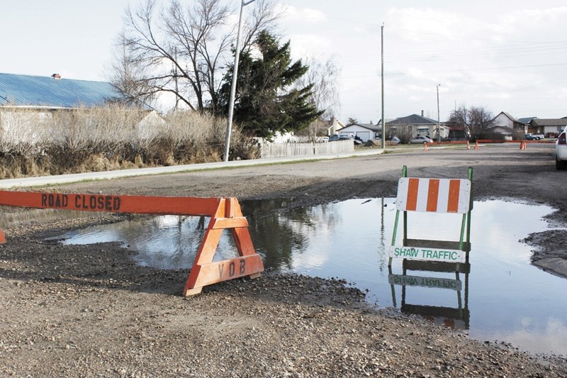 Beiseker council heard a resident&#8217;s complaints about the mud bog on Second Ave. and Seventh St., May 12.