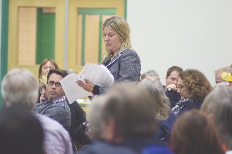A meeting hosted by Springbank Community Planning Association at Springbank High School on March 2 gave concerned residents a chance to ask questions related to the proposed