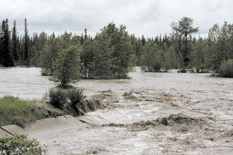 The Province continues to investigate the Springbank dry reservoir (SR1) project as the only flood mitigation option. The proposed dam is hoped to avoid scenes like this one