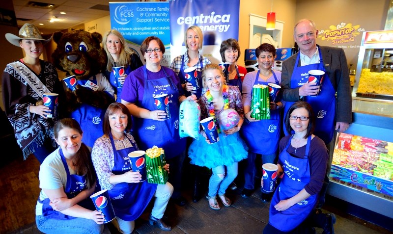 Volunteers were celebrated at the Cochrane Movie House.