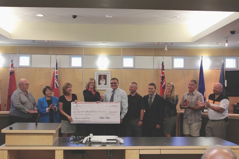 Chestermere City Council presented the CRCA with a one-time grant of $200,000 to help the organization move forward with its sustainability plans for the future on July 13.