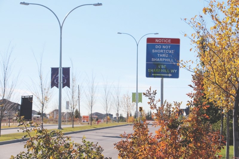 Traffic concerns in the community of Sharp Hill, located between Airdrie and East Balzac, were once again brought before the Rocky View County Policy and Priorities