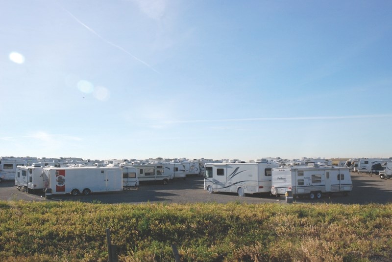 Rocky View County council approved a 27-acre recreational vehicle storage, like the one located along Highway 566, after hearing from the applicant on Sept. 29. The new