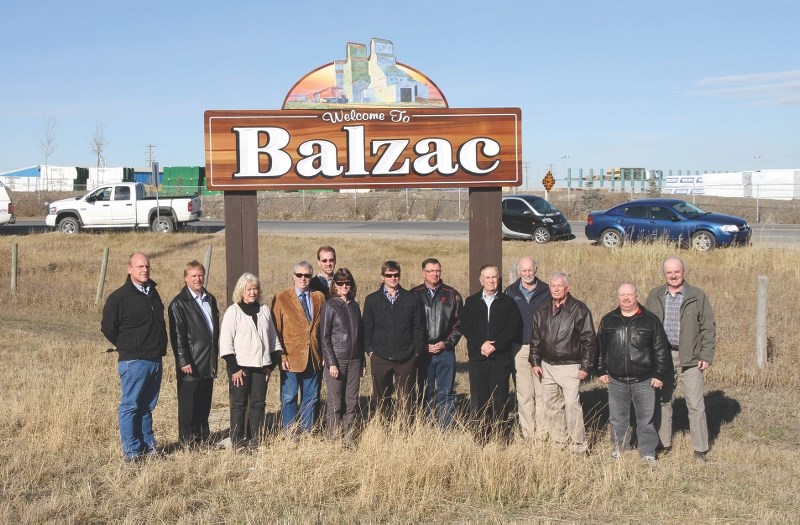 Landowners in Balzac West presented a report to the Policy and Priorities Committee outlining a potential way RVC could work with the City of Airdrie to provide servicing