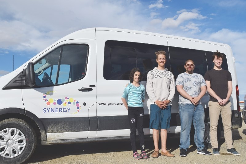 Synergy purchased a brand new 12-passenger van and two cargo trailers to help them get around southeast Rocky View County to provide youth programming opportunities for kids
