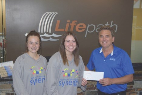 Lifepath Wellness&#8217; Dr. Jed Snatic recently presented a $500 bursary to Synergy to help support the organization&#8217;s Youth Internship Program.