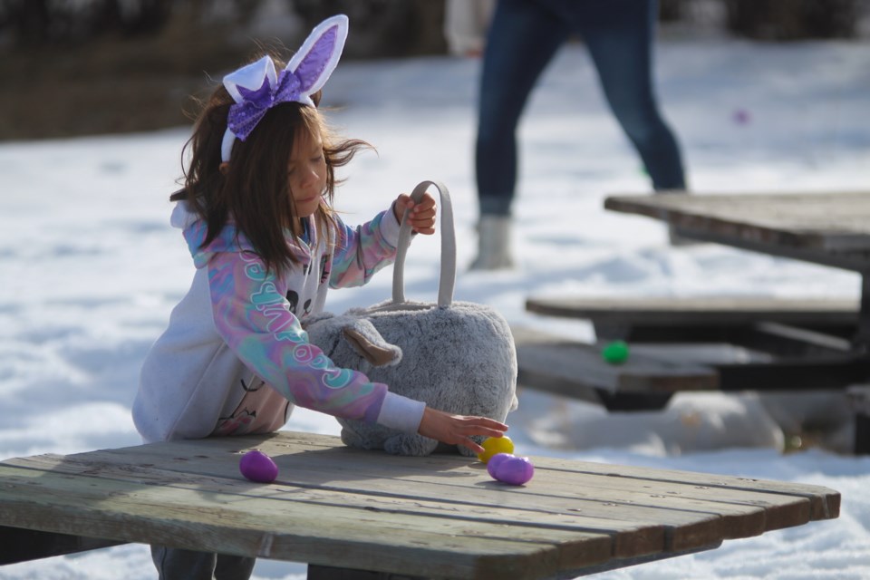 Down the Rabbit Hole: The community of Irricana hosted its annual Easter egg hunt near the Irricana Lions Community Hall on April 1.