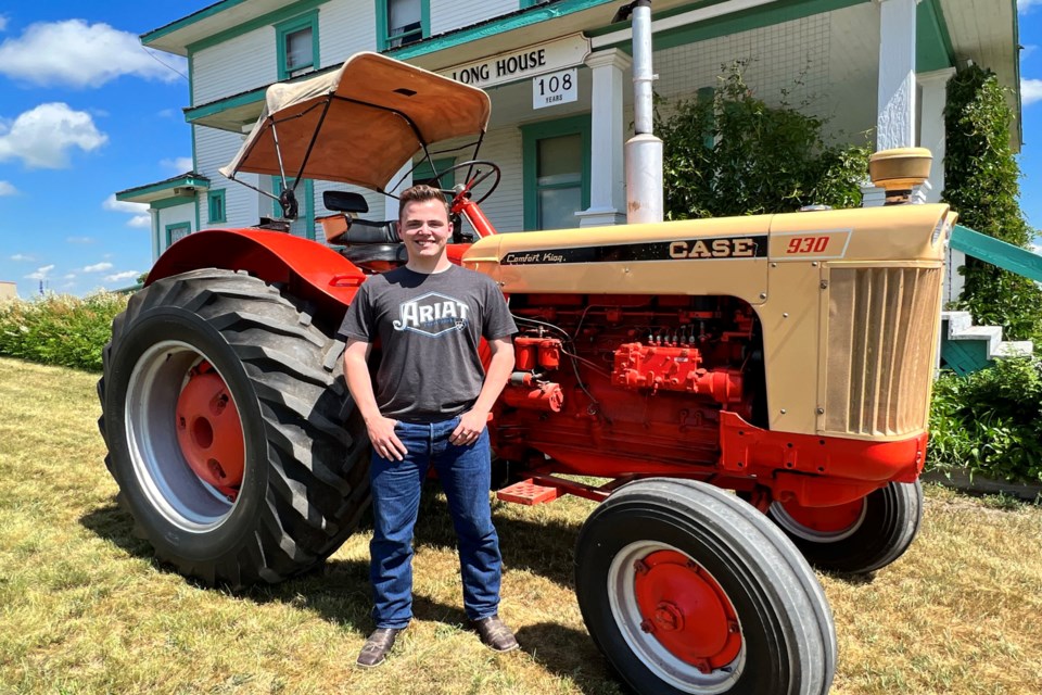 Joshua Wade has reconnected with his great-grandfather's tractor that he purchased in 1963. The tractor will be on display at the Pioneer Acres Museum, debuting at the upcoming annual show.