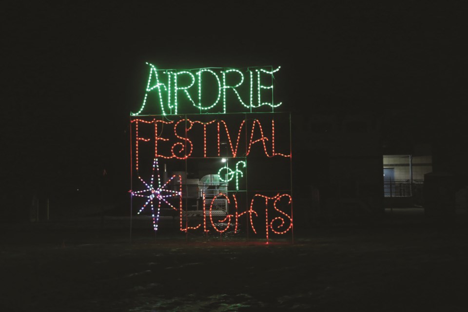 The Airdrie Festival of Lights is set to spread Christmas cheer, beginning Dec. 1 at Nose Creek Park.