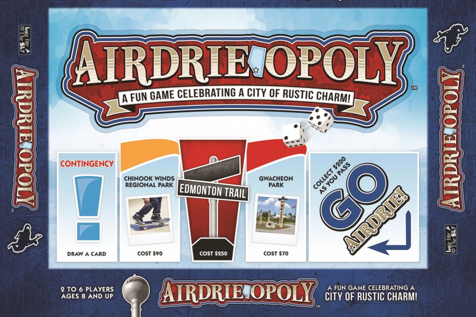Outset Media, a board game production company, has come out with an Airdrie specific version of -opoly games for sale at Walmart.