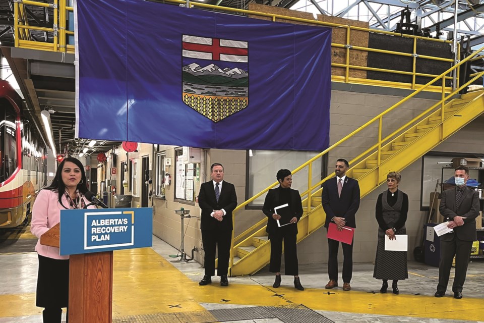 The Government of Alberta has announced funding to support transit systems in Airdrie and other municipalities on April 13. 