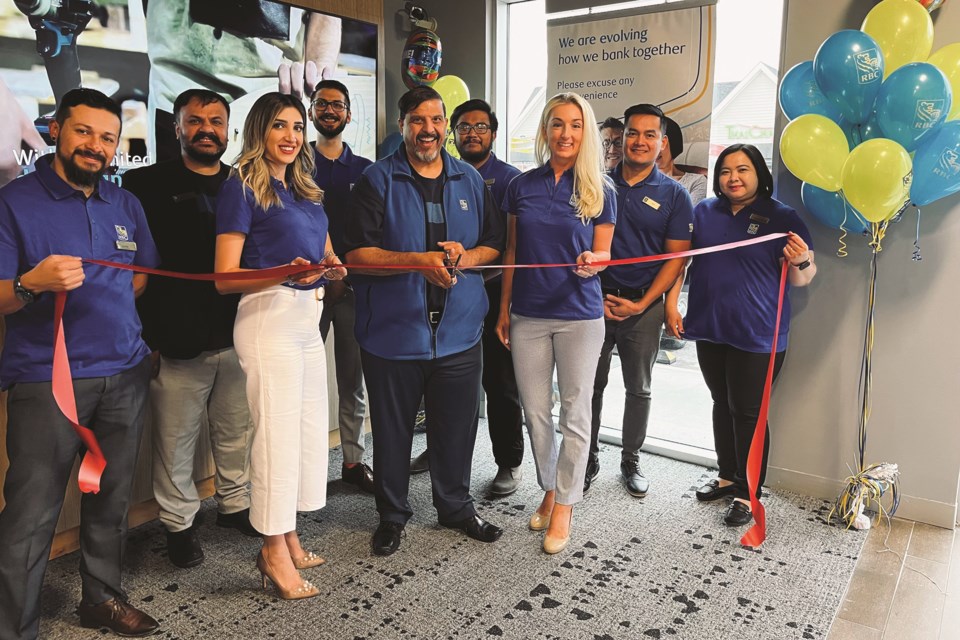 The Bayview branch of RBC has announced a shift towards digital ways of servicing its customers, commemorated with a ribbon cutting ceremony on Sept. 19. 