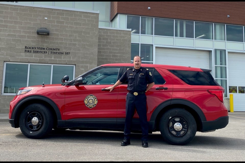 Ken Hubbard is Rocky View County's newest fire chief. 