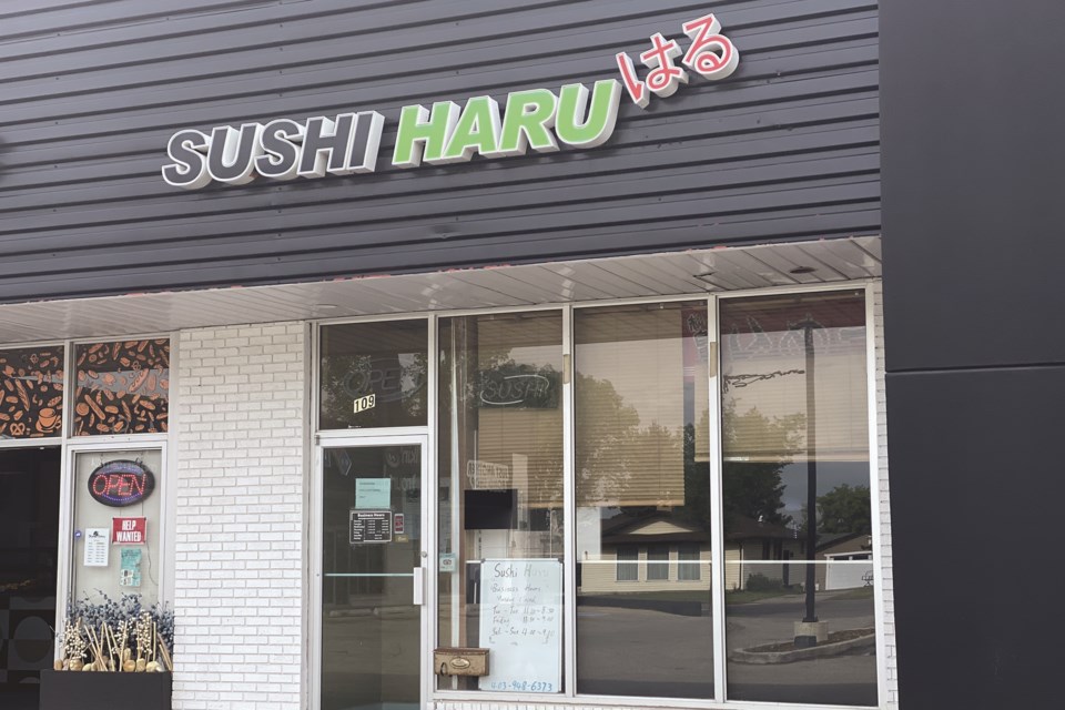 A local sushi establishment has shut its doors due to what an Alberta Health Services inspector deemed a "significant cockroach infestation."