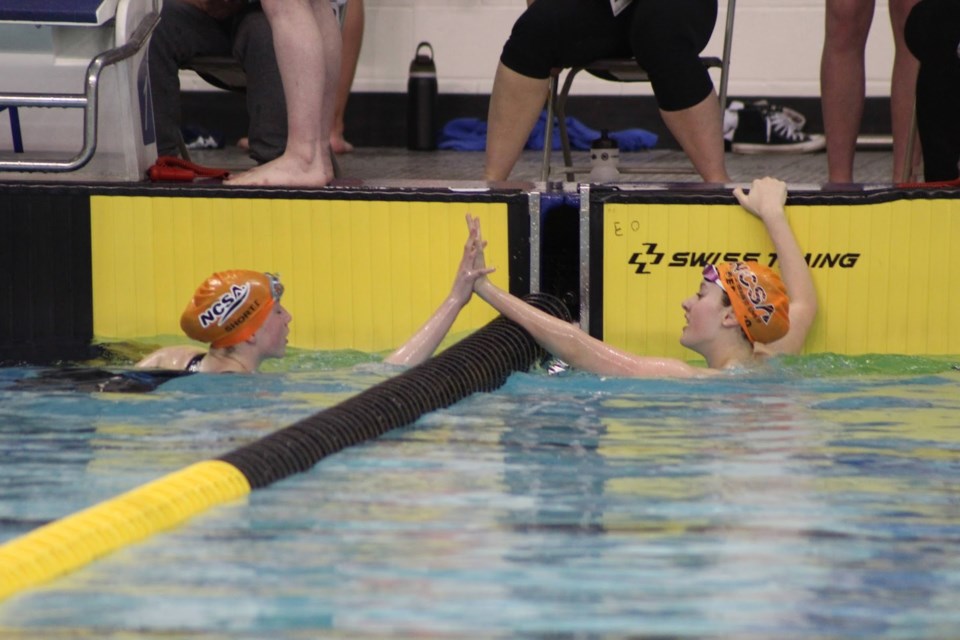 NCSA took a team of 32 swimmers to the Alberta Provincial Trials in Edmonton at the start of March, where 18 swimmers qualified for the Alberta Provincial Championships.