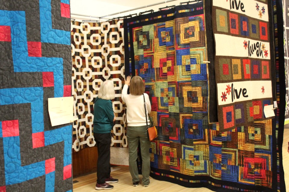 Quilting enthusiasts came out in droves to the Airdrie and District Quilt Show in Balzac this weekend. 139 quilts were on display, the distinctive work of over 40 local artists sewn together over the last three years.