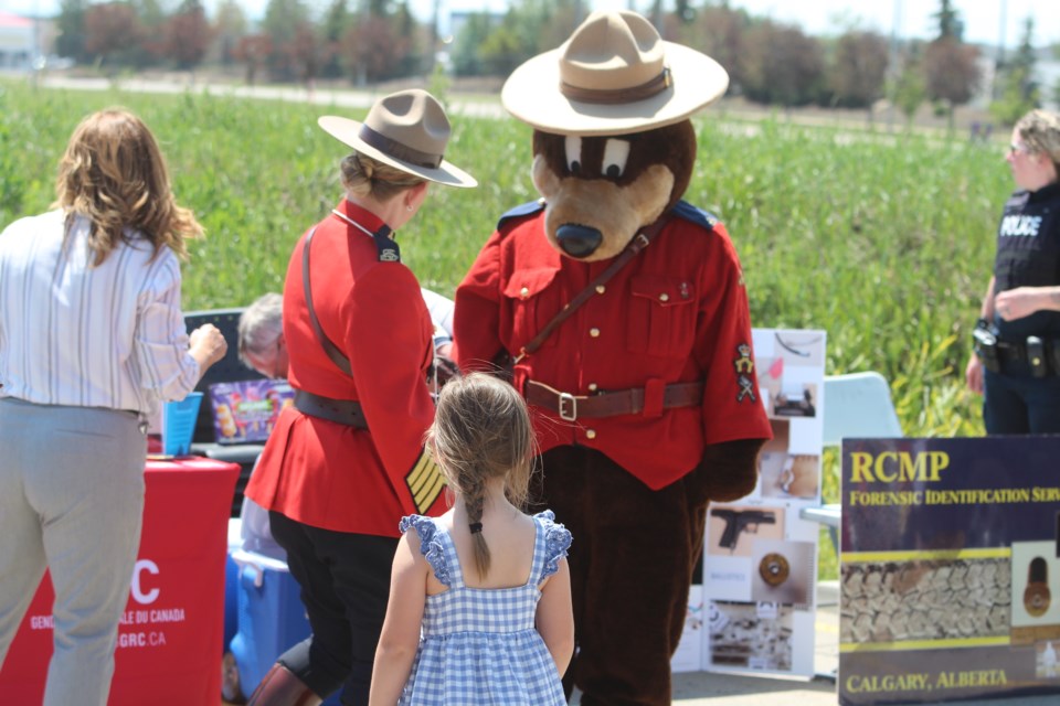 The Airdrie detachment celebrated the RCMP's 150 years of service with a family-friendly event at Highland Park on June 30.