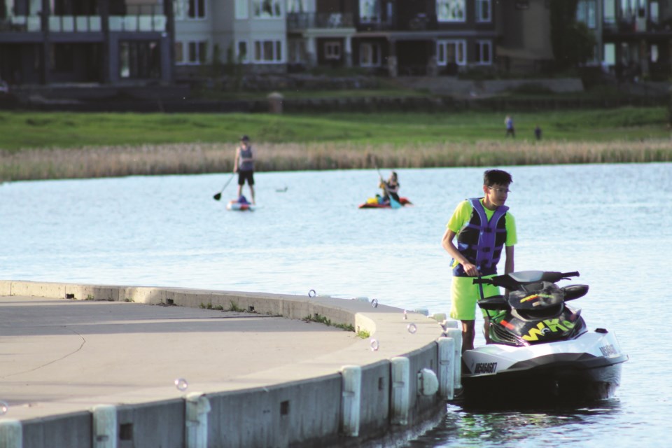 Chestermerians are encouraged to limit exposure to water at Chestermere Lake's Anniversary Park, Cove Park, and Sunset Park beaches until further notice. 