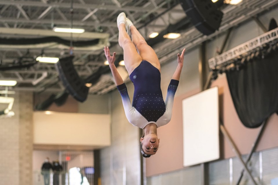 Airdrie Edge's competitive Trampoline and Tumbling (T&T) team performed at the Alberta 1st Cup on Feb 11 to 13.