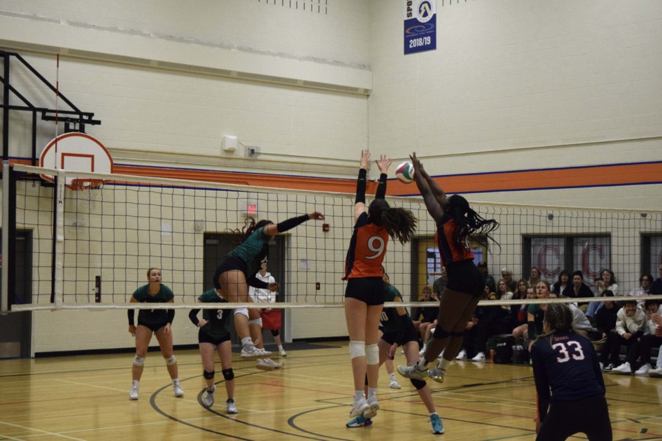W.H. Croxford Cavaliers SV girls team played Holy Trinity Academy on Nov. 17. HTA would end up beating Foothills in the final. 