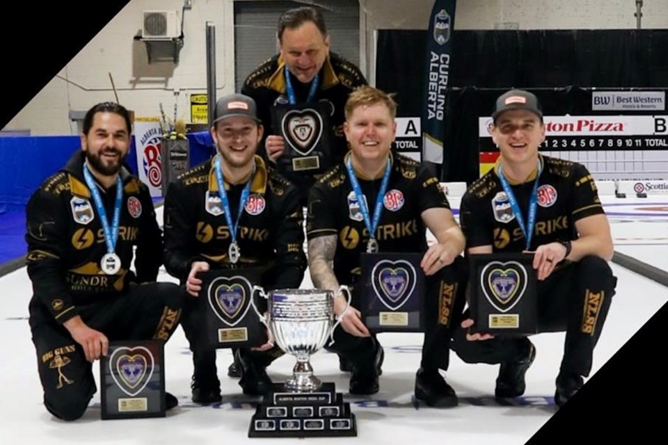 Airdrie's Team Sluchinski won the provincial curling championship on Feb. 11.