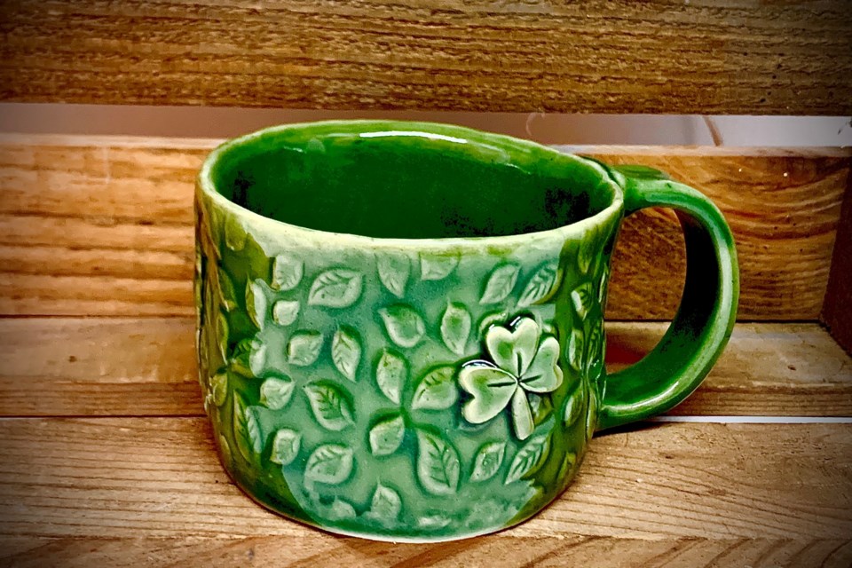 Local artist Rylee Petkau is hosting a St. Paddy's Day-themed pottery class at Atlas Brewing on March 20. 