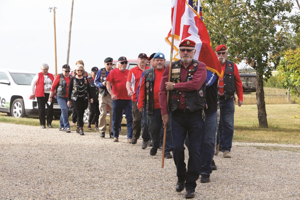 The Veterans Brotherhood of Canada march in Rocky View Weekly file photo.