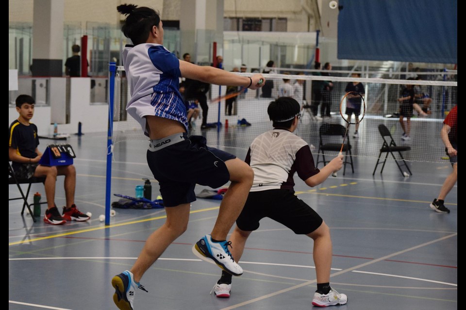 The Yonex AJC Silver badminton tournament took place at Genesis Place Feb. 16-18. Singles, doubles, and mixed doubles took to the fieldhouse floor to win matches and earn points in the Alberta Junior Circuit.