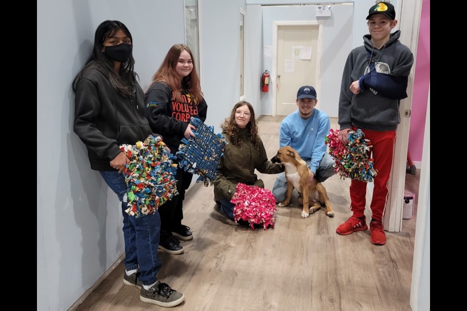 YVC Youth volunteered at APARC last year, crafting and donating snufflemat enrichment toys to the local pound as part of their ongoing Snufflemats for Shelter Pets project.