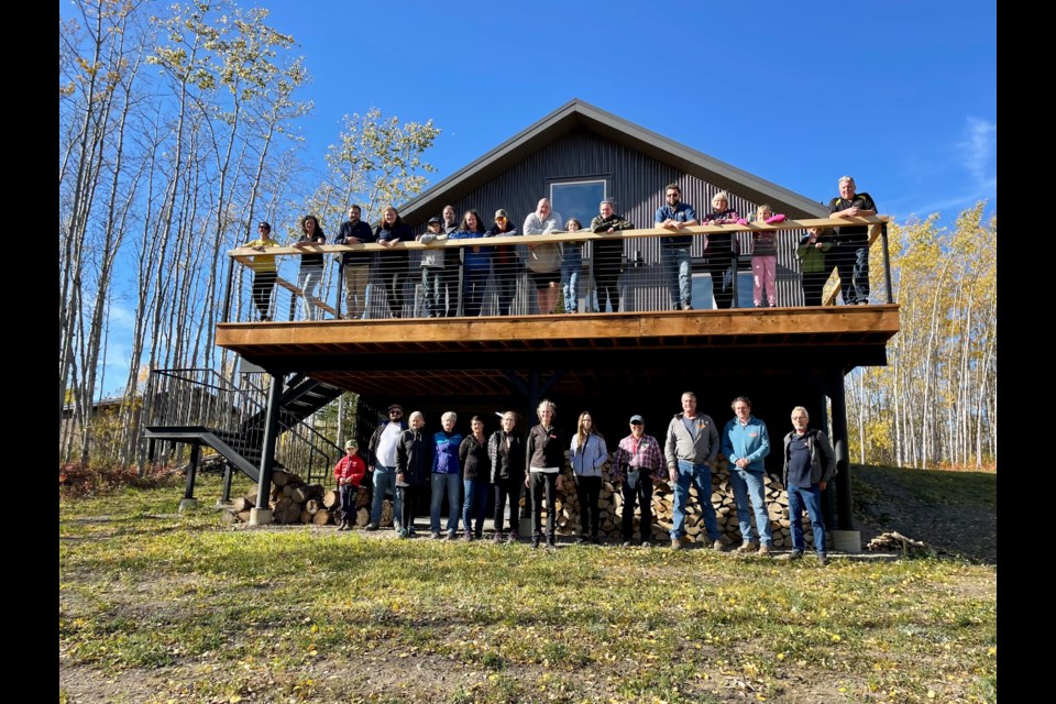 Whiskey Jack day lodge grand opening at Beatton Provincial Park.