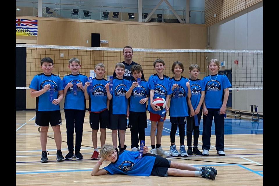 SD60 elementary schools boys volleyball champs: Anne Roberts Young